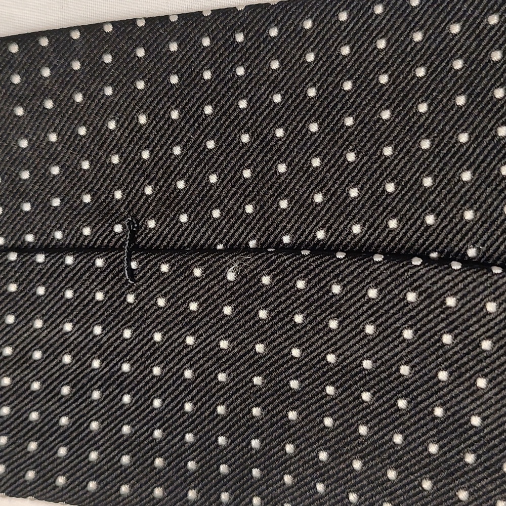 🎉Polo by Ralph Lauren black and white polkadot tie - Picture 3 of 5